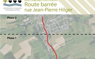 Route barrée : Réfection de la couche de roulement dans la rue Jean-Pierre Hilger