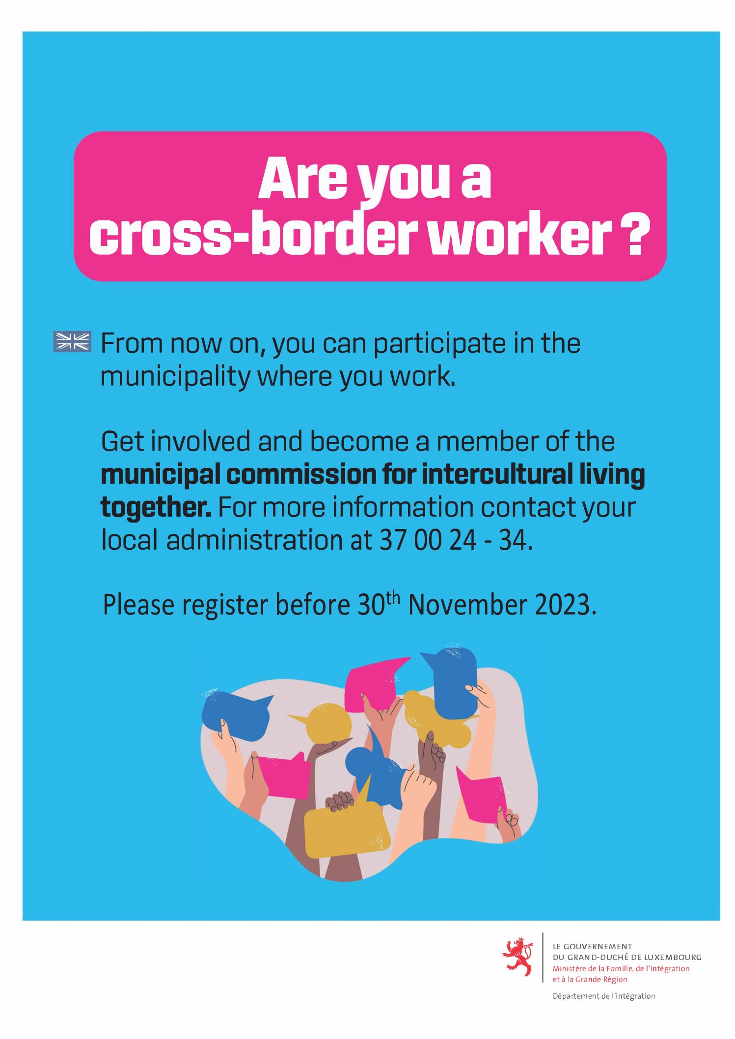 Are you a cross-border worker?